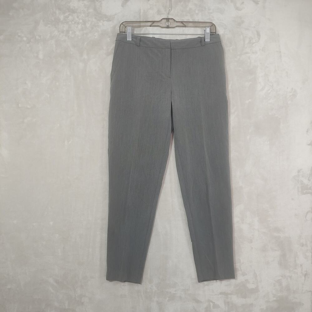 Women's Dress Slacks Gray Size 2 Slash Pockets Straight Leg by Mataphor